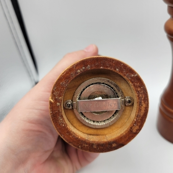 Vintage Mr. Dudley Wooden Salt & Pepper Shaker - Picture 2 of 5